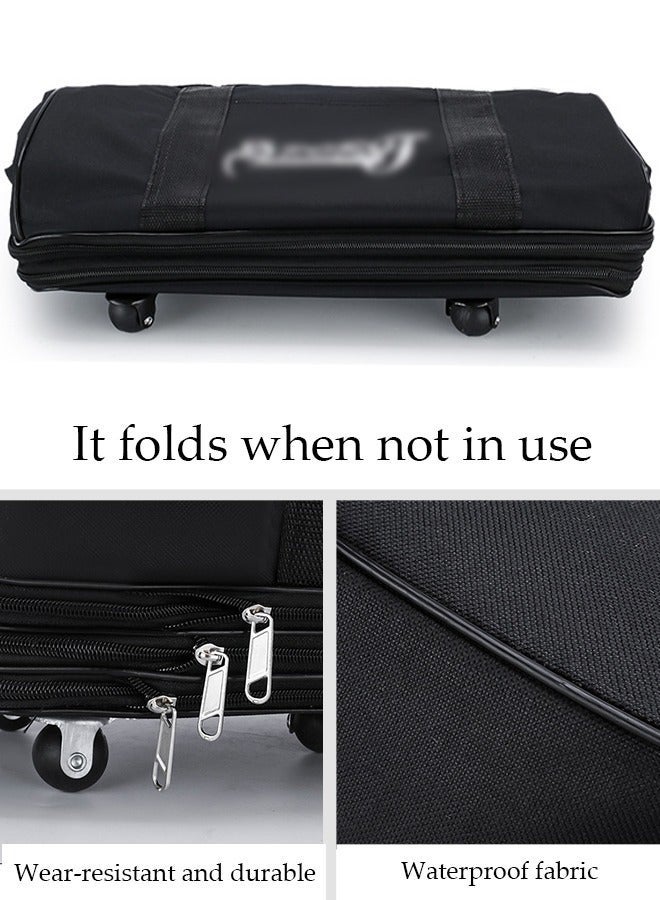 DURKU Expandable Foldable Luggage Bag Suitcase Collapsible Rolling Travel Luggage Bag Duffel Bag for Men and Women Lightweight Suitcases - Image 4